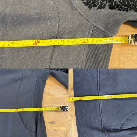 Lululemon Floral Flock Mock Neck Pullover in Black size 8 Velvet Detail - Picture 15 of 16
